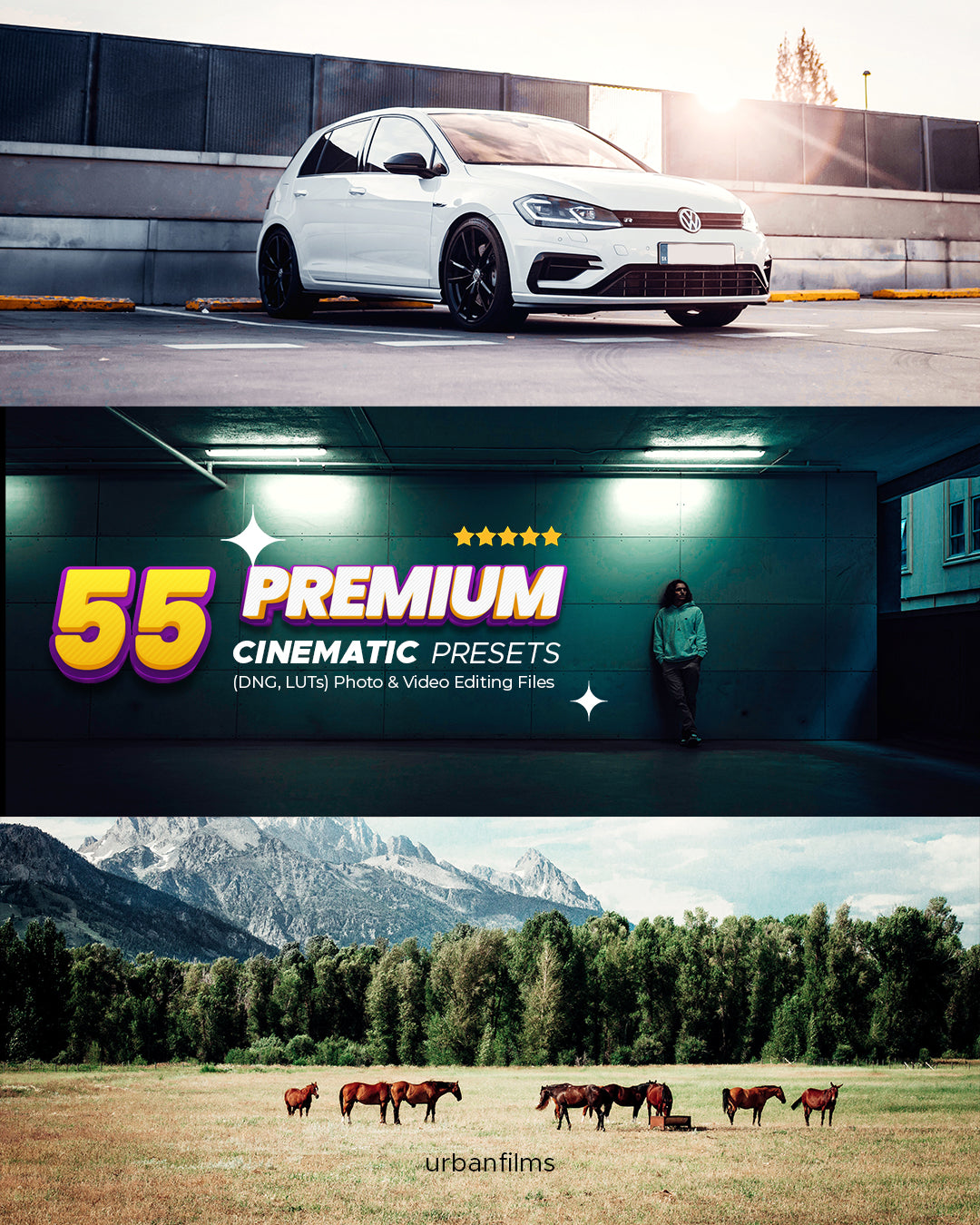 55 Premium Editing Presets