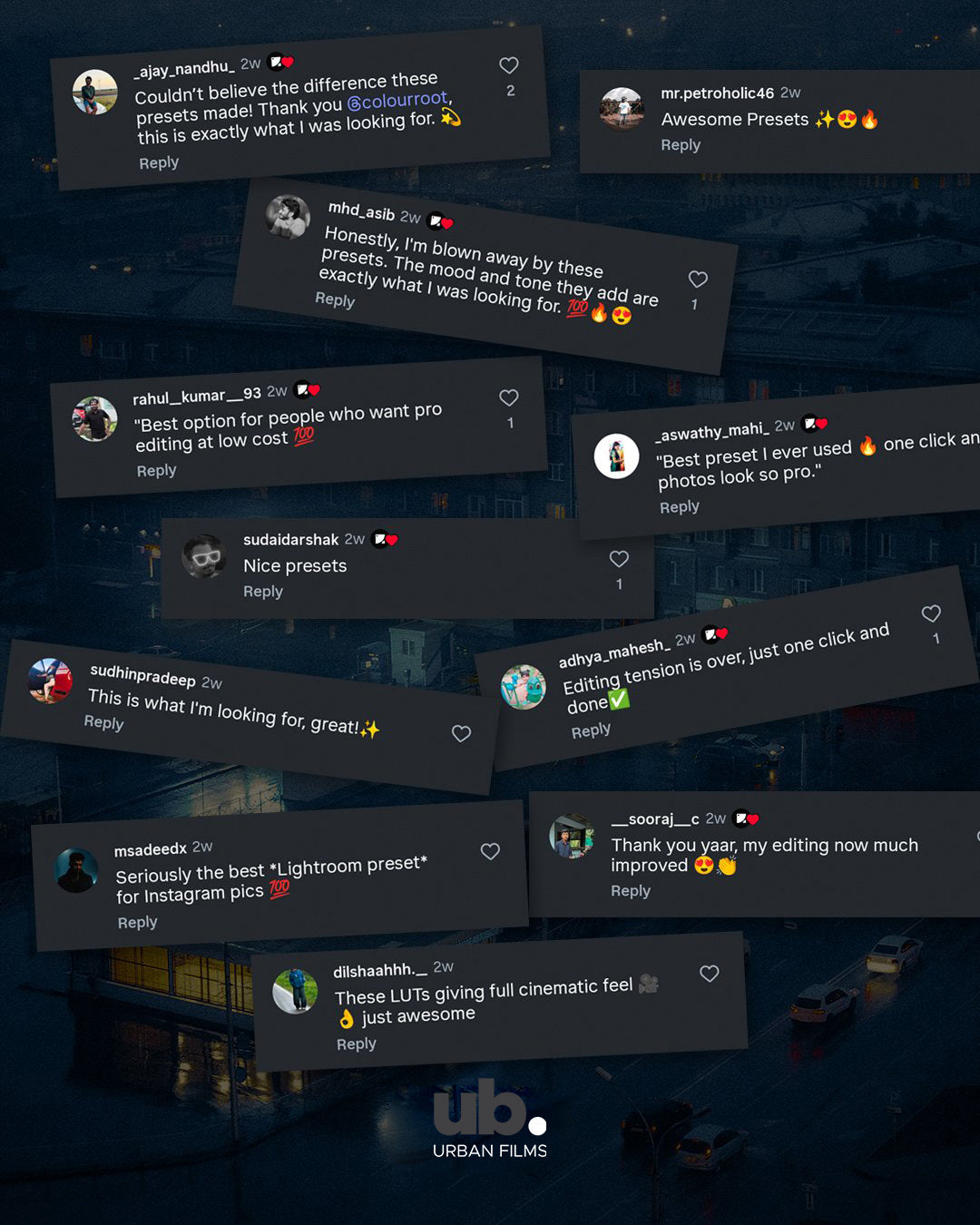 Urban Films Wedding Presets Pack