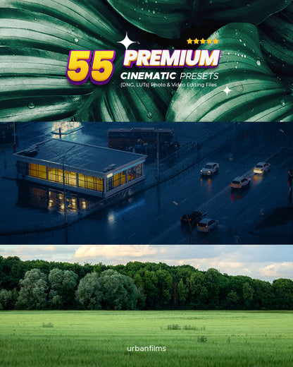 55 Premium Editing Presets